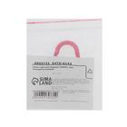 Замок навесной кодовый ТУНДРА, насыщенно-розовый - Фото 2