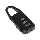 Замок навесной кодовый ТУНДРА, черный - Фото 2