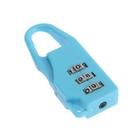 Замок навесной кодовый ТУНДРА ZK022, голубой - Фото 2