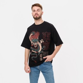 Футболка KAFTAN "Dragon", черный, р. 46