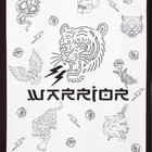 Футболка мужская KAFTAN "Warrior", черный, р. 54 7025386