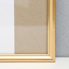 Фоторамка пластик 45х45 см, золото - фото 804560325