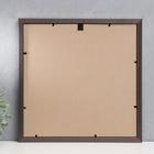 Фоторамка пластик 30х30 см, состаренное серебро (пластиковый экран) - фото 22462760