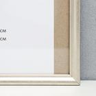 Фоторамка пластик 35х50 см, состаренное серебро (пластиковый экран) - фото 24542444