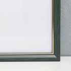 Фоторамка для фото 40×50 см, пластик, зелёный с золотом, (пластиковый экран) - Фото 3