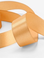 Лента атласная, 20 мм, 23±1 м, золотисто-бежевая №114 - Фото 3