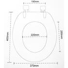 УЦЕНКА Сиденье для унитаза с крышкой «Натуральное дерево», 45×35 см, цвет орех - фото 14988362