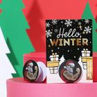 Попсокет "Санта" , диам.4 см - Фото 1