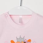 Лонгслив для девочки, цвет розовый, рост 68 см 6965371