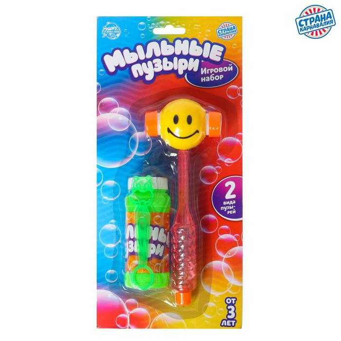 Мыльные пузыри + инструменты для игры, МИКС - Фото 1