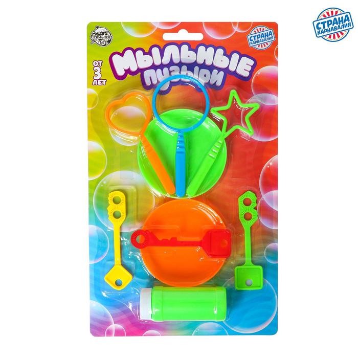 Мыльные пузыри + инструменты для игры, МИКС - Фото 1