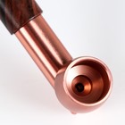 Курительная трубка для табака "Командор", классическая, металлическая, 14.8 х 2.8 х 1.6 см - Фото 3
