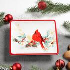 Блюдо сервировочное Доляна «Красный кардинал», 15×15 см - Фото 3