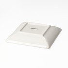 Блюдо сервировочное Доляна «Рождественский снеговик», 15×15 см, цвет белый - Фото 3