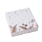 Блюдо сервировочное Доляна «Рождественский снеговик», 15×15 см, цвет белый - Фото 6