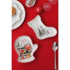 Блюдо сервировочное Доляна «С Новым годом», 20×18×3 см - Фото 6