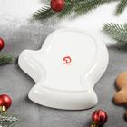 Блюдо сервировочное Доляна «Снеговик со зверятами», 20×18×3 см - Фото 4