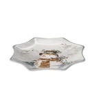 Блюдо сервировочное Доляна «Рождественский снеговик», d=20 см, цвет белый - Фото 3