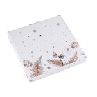 Блюдо сервировочное Доляна «Рождественский снеговик», d=20 см, цвет белый - Фото 7