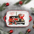 Блюдо сервировочное Доляна «С Новым годом», 23,5×14×3 см - Фото 7