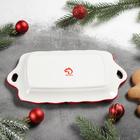 Блюдо сервировочное Доляна «Красный кардинал», 23,5×14×4 см - Фото 4