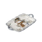 Блюдо сервировочное Доляна «Рождественский снеговик», 23,5×14×3 см - Фото 2