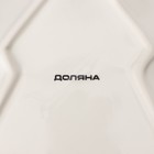 Блюдо сервировочное Доляна «Хюгге», 23×20×2,2 см, цвет белый - Фото 4
