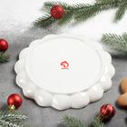 Блюдо сервировочное Доляна «Снеговик со зверятами», d=20 см - Фото 5