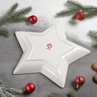 Блюдо сервировочное Доляна «Хюгге», 25×23,5×3,3 см, цвет белый - Фото 5