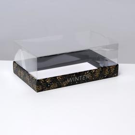 Коробка для десерта Winter, 8 х 22 х 13,5 см, Новый год