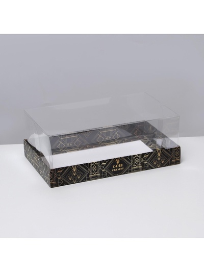 Коробка кондитерская «Gold», 22 х 8 х 13,5 см