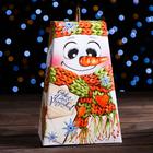 Подарочная коробка "Снеговик-почтовик", 14,3 х 12 х 21,4 см - Фото 2