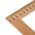 Треугольник деревянный 45°, 16 см - фото 41933616