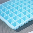 Форма для льда Доляна, 29×17,5×2,5 см, 60 ячеек, цвет МИКС - фото 4330296