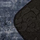 Коврик Доляна «Мэни», 50×80 см, цвет сине-серый - фото 6450772
