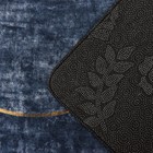 Коврик Доляна «Мэни», 60×90 см, цвет серо-синий - Фото 6