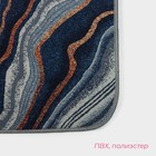 Коврики для ванной и туалета Доляна «Каменная лагуна», 2 шт., 50×80 см, 50×40 см - Фото 3