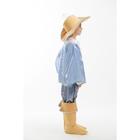 Карнавальный костюм «Мушкетёр», сорочка верхняя, брюки, шляпа, имитация сапог, р. 34, рост 134 см - фото 50163401