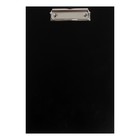 Планшет с зажимом А4, 2 мм, Calligrata прочный, картон/бумвинил, черный (клипборд) - фото 9305118