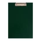 Планшет с зажимом А4, 2 мм, Calligrata прочный, картон/бумвинил, зеленый (клипборд) - фото 295952408