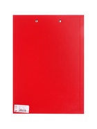 Планшет с зажимом А4, 2 мм, Calligrata прочный, картон/бумвинил, красный (клипборд) - Фото 4