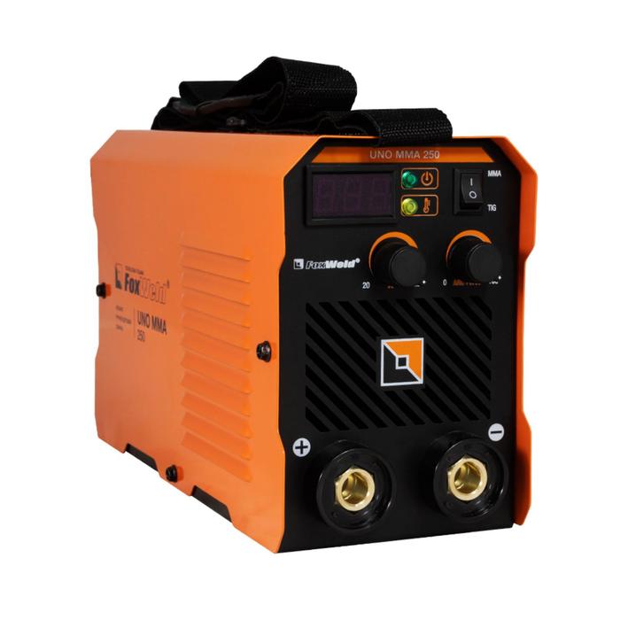Сварочный аппарат FoxWeld UNO MMA 250 230 В 10012 Вт 20-250 А электроды d5 мм 19626₽
