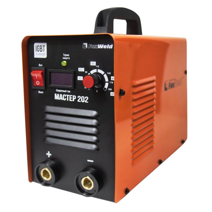 Сварочный аппарат FoxWeld Мастер 202, 220 В, 6.08 кВт, 20-200 А, элек ...