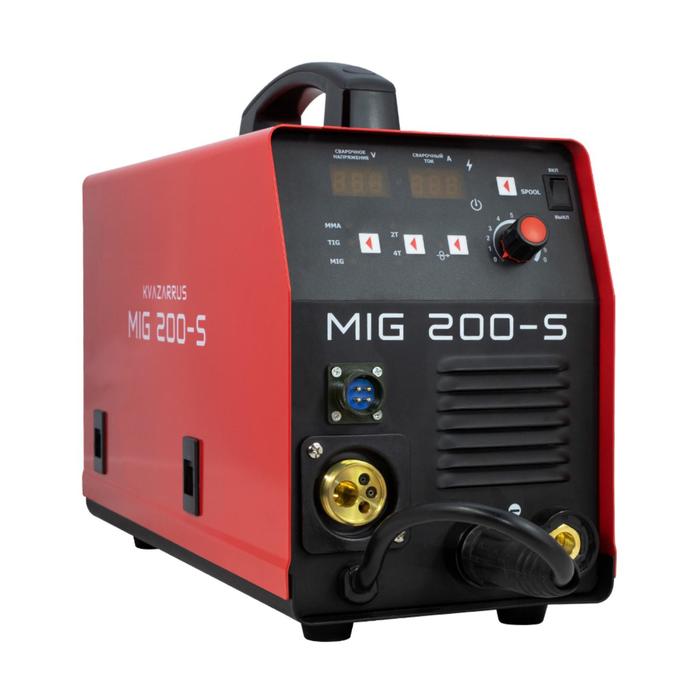 Сварочный полуавтомат KVAZARRUS MIG200-S 230 В 30-200 А синергетический режим управления 730558 3203800₽