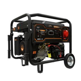 Бензиновый генератор FoxWeld Expert G9500-3, 8 кВт, 3х220 В/2х16,32 А, 12 В, электропуск