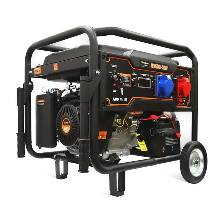 Бензиновый генератор FoxWeld Expert G9500-3 HP, 8 кВт, 3х220 В/2х16,32 А, 12 В, электропуск   730574 - Фото 1