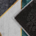 Коврики для дома Доляна «Геометрик», 2 шт., 45×120 см, 40×60 см, зелёно-серые - Фото 5