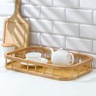 Поднос прямоугольный Доляна Jungle, 45×30 см, бамбук - Фото 1