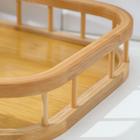 Поднос прямоугольный Доляна Jungle, 45×30 см, бамбук - Фото 3