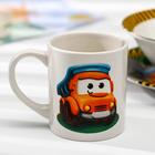 Набор детской посуды Доляна «Машинки», 3 предмета: кружка 220 мл, миска 520 мл, тарелка d=19 см 5457019